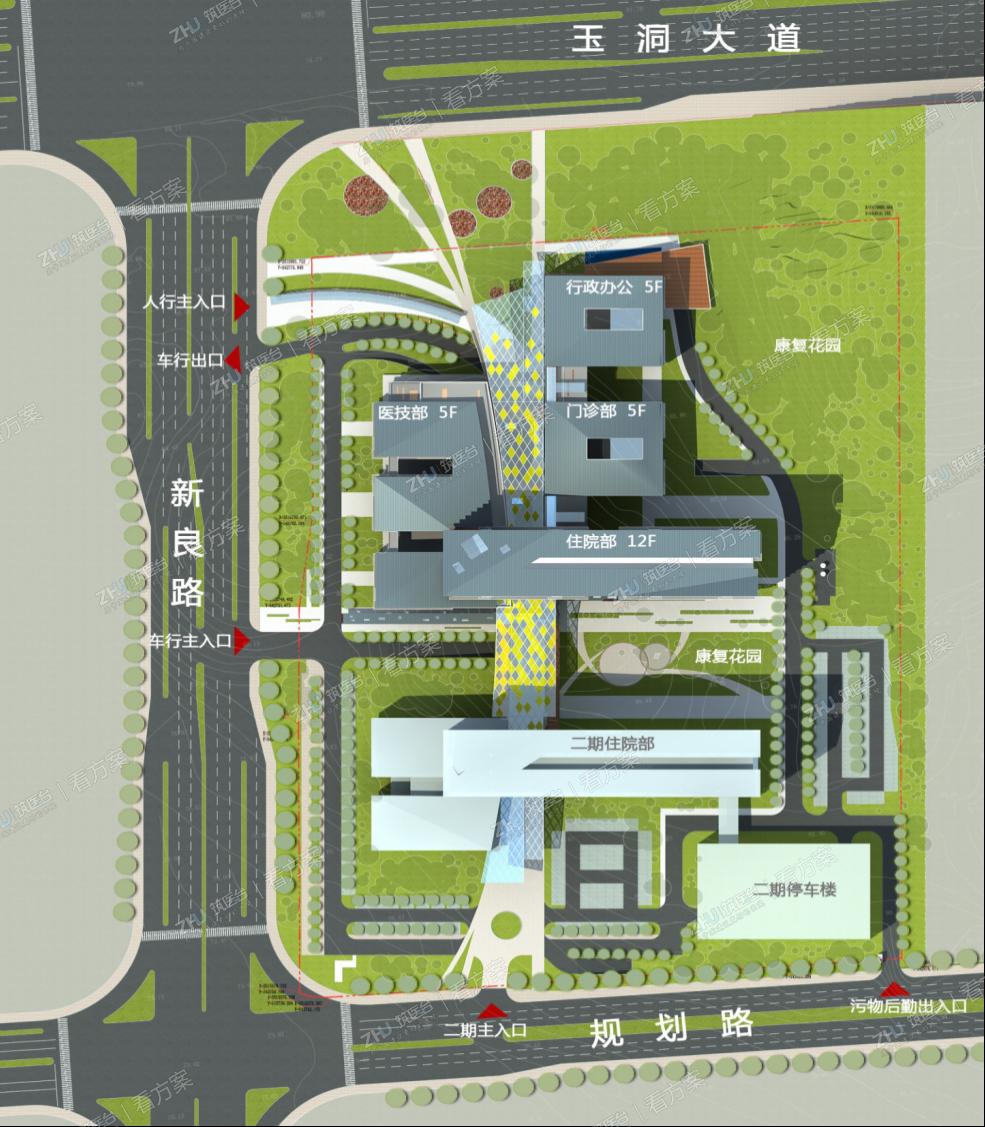 医院总平面设计图
