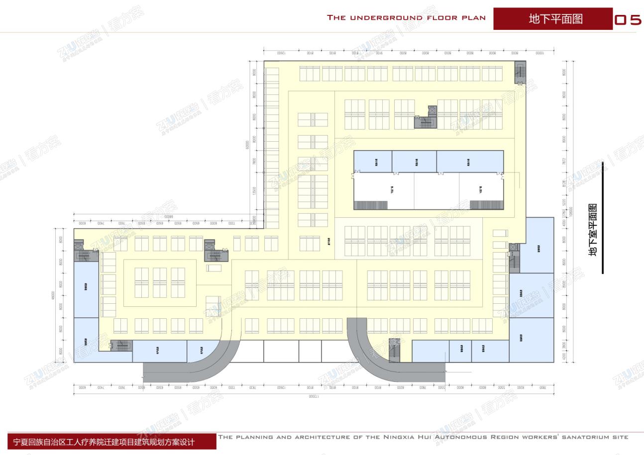 地下一层平面图
