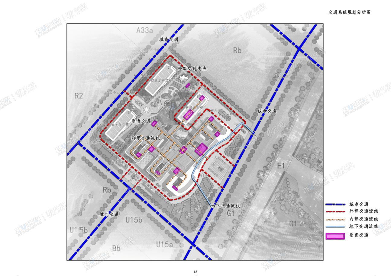 交通组织分析图
