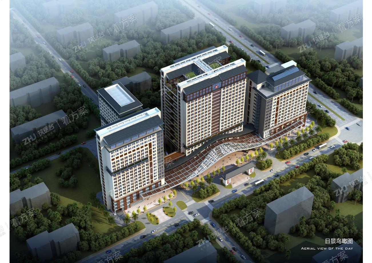 医院鸟瞰图
