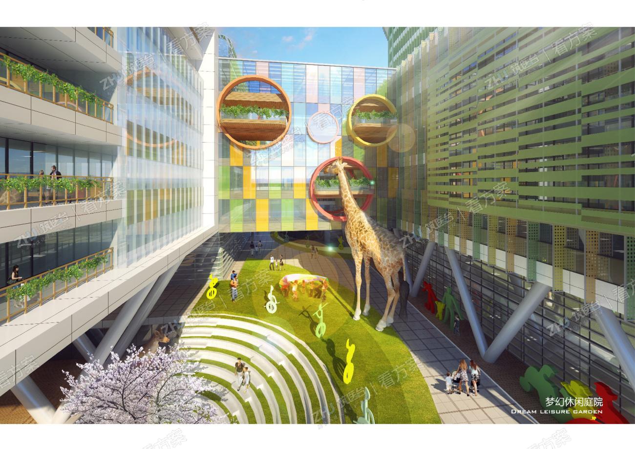 医院梦幻休闲庭院
