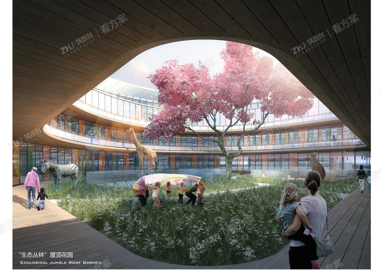 医院“生态丛林”屋顶花园
