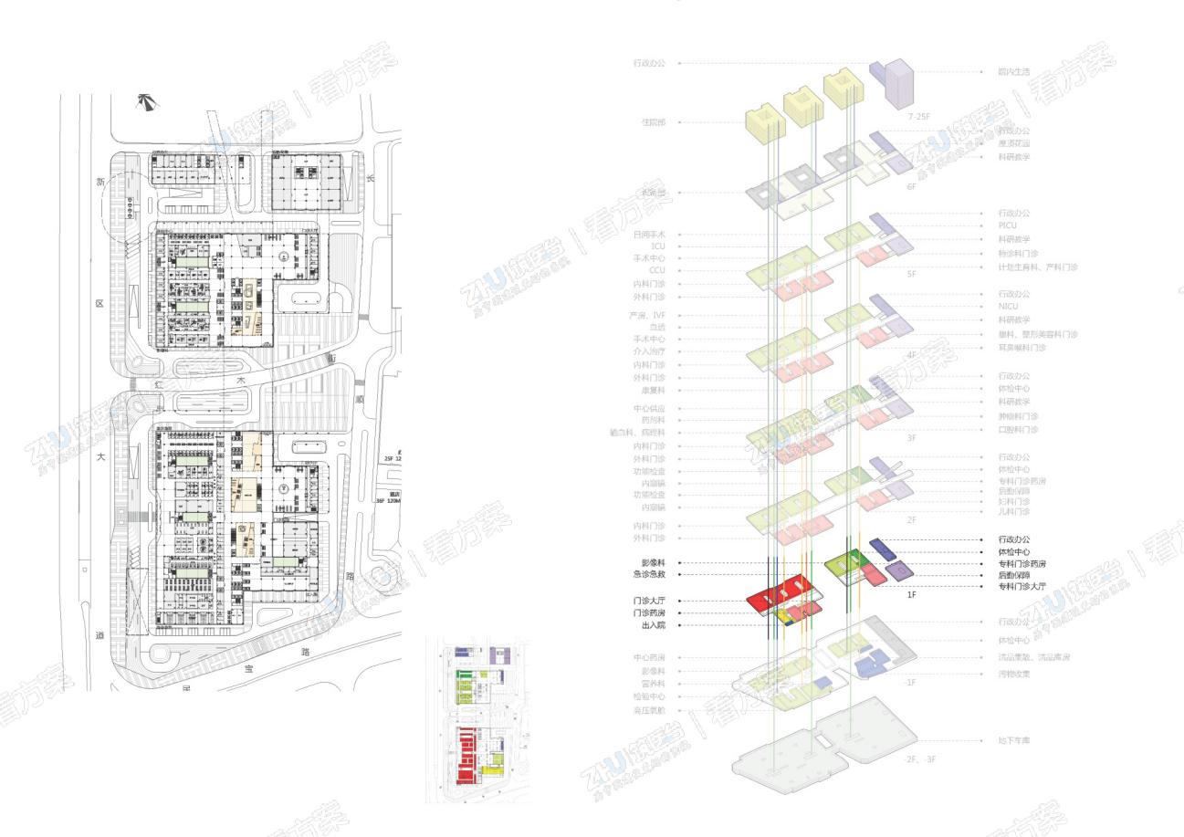 医院一层平面图
