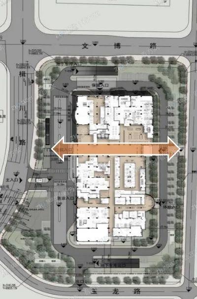 建筑体量分析与一层平面分布