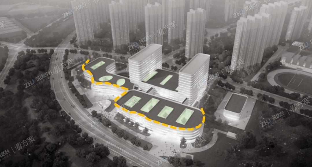 室内空间设计语言延续了建筑水平延展的流线型，以连续而流动的线条作为设计元素，室内以“营造内外融合，自然疗愈的园林空间”为设计理念将室内各个空间贯穿起来。