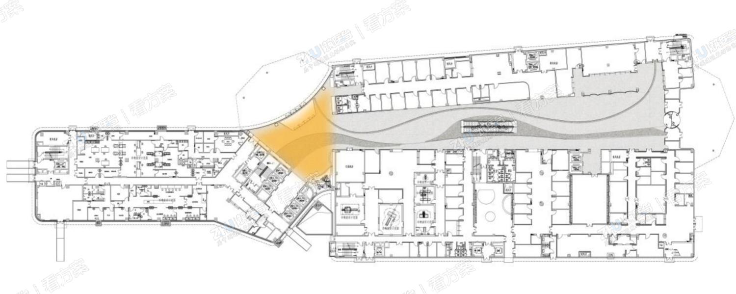 一层平面图-住院大厅