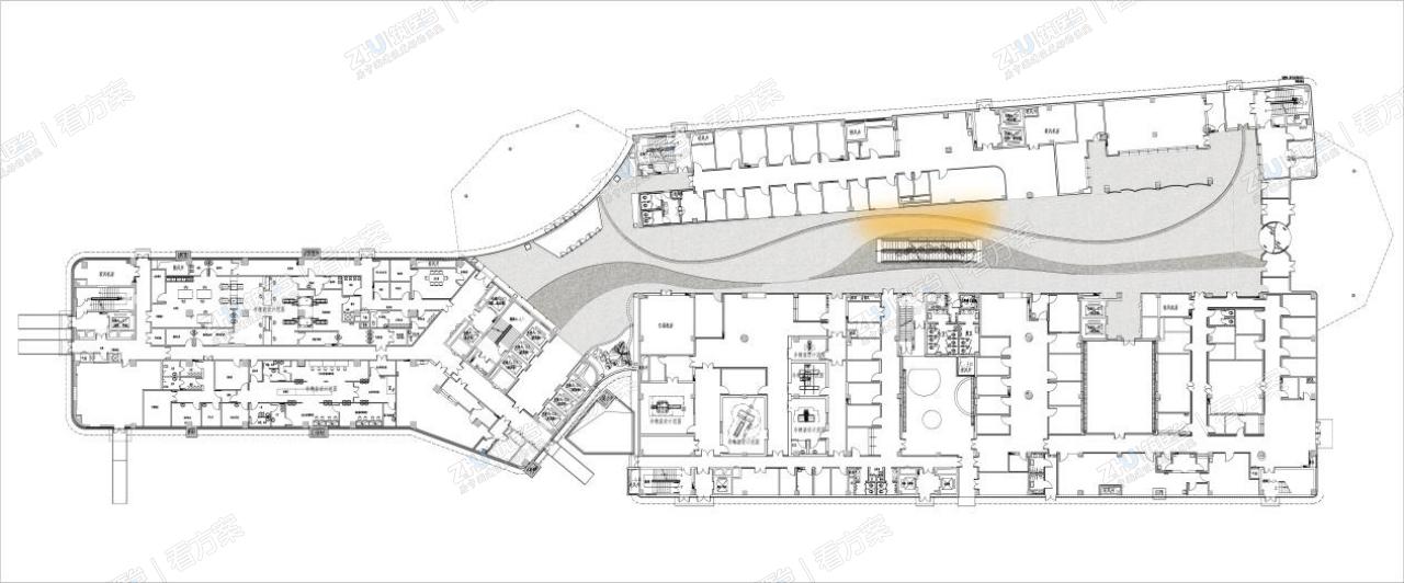 一层平面图-2#天井