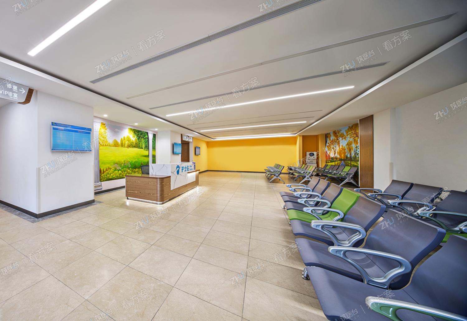 二层内科护士站等候