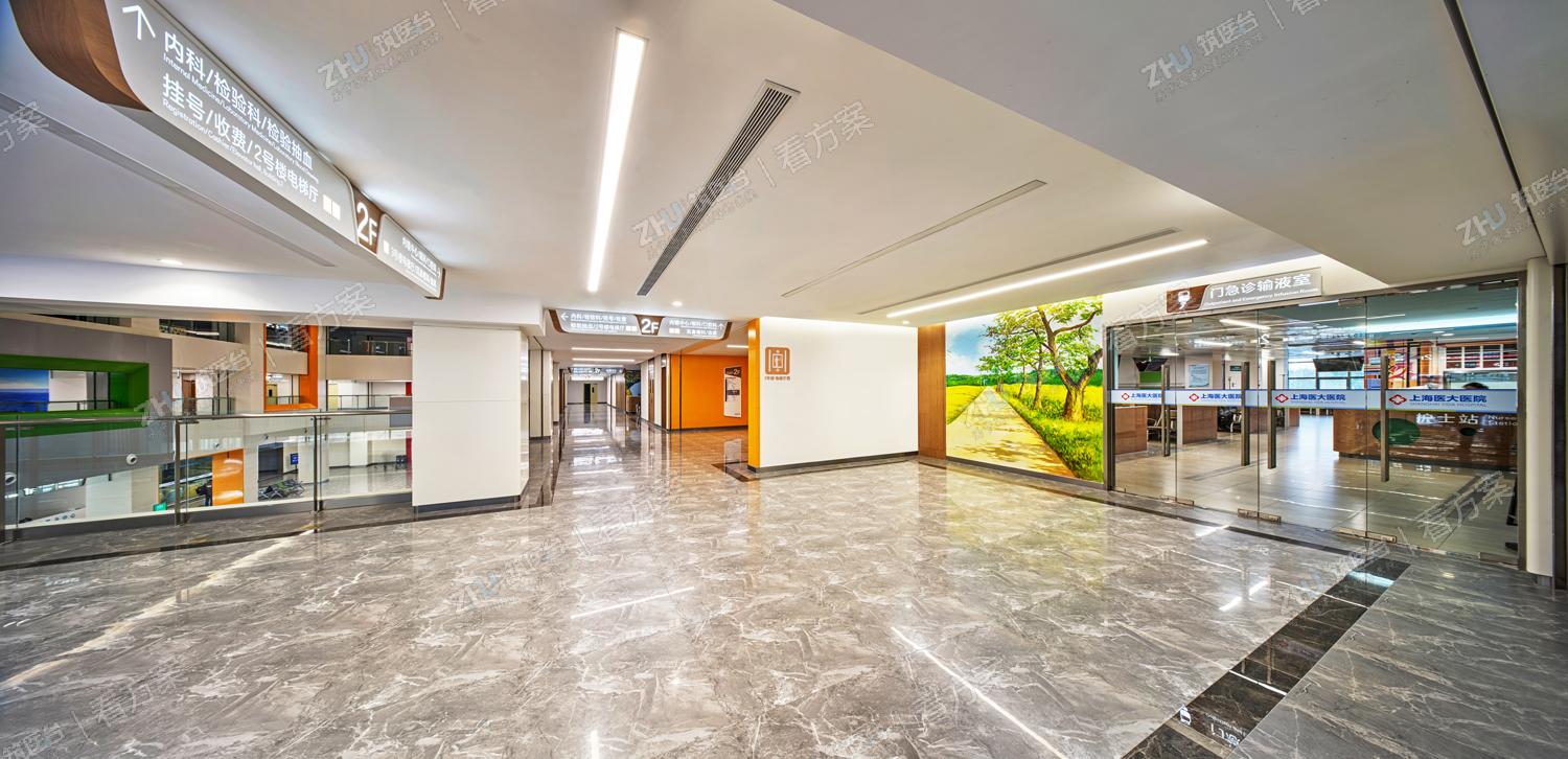 二层门急诊输液室及公共走道