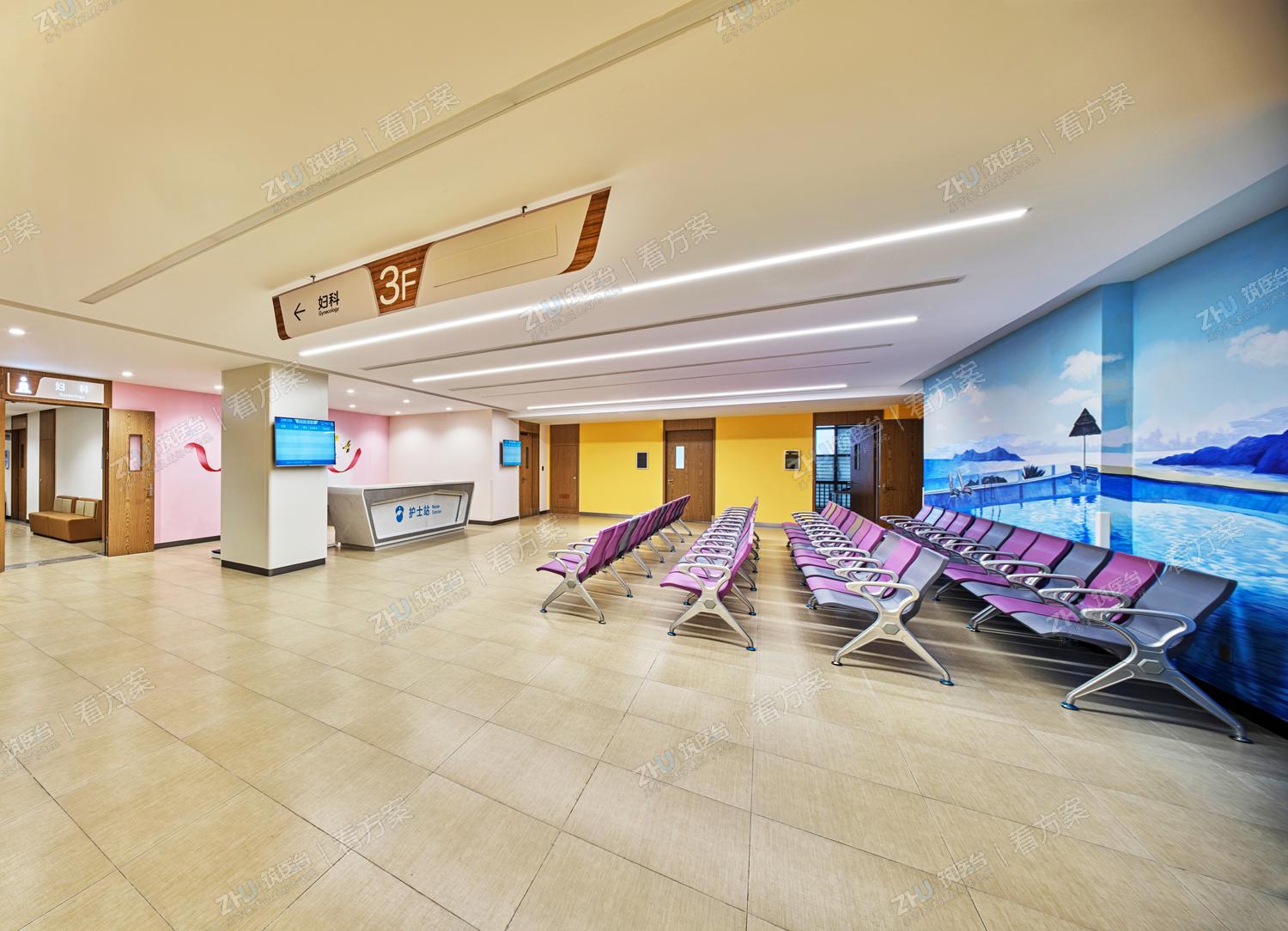 三层妇科护士站等候