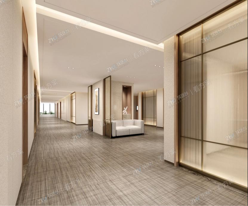 国际医疗楼门诊诊区过道