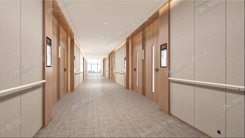 国际医疗楼病区过道