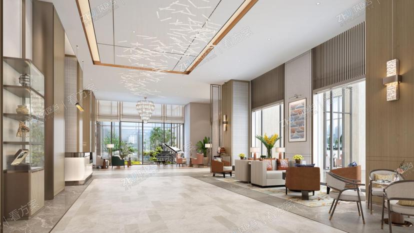 ​养老大厅接待休闲区