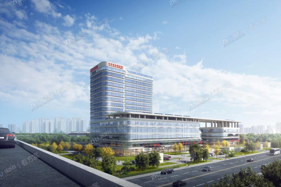 沿西侧高架视角效果图