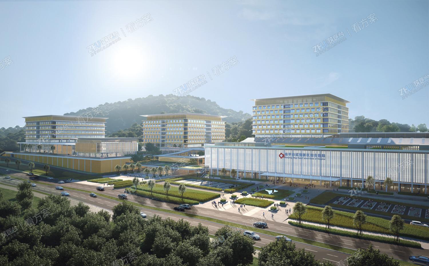 东南方向透视图