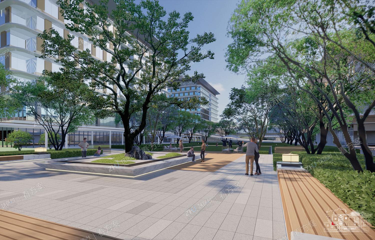 住院花园效果图