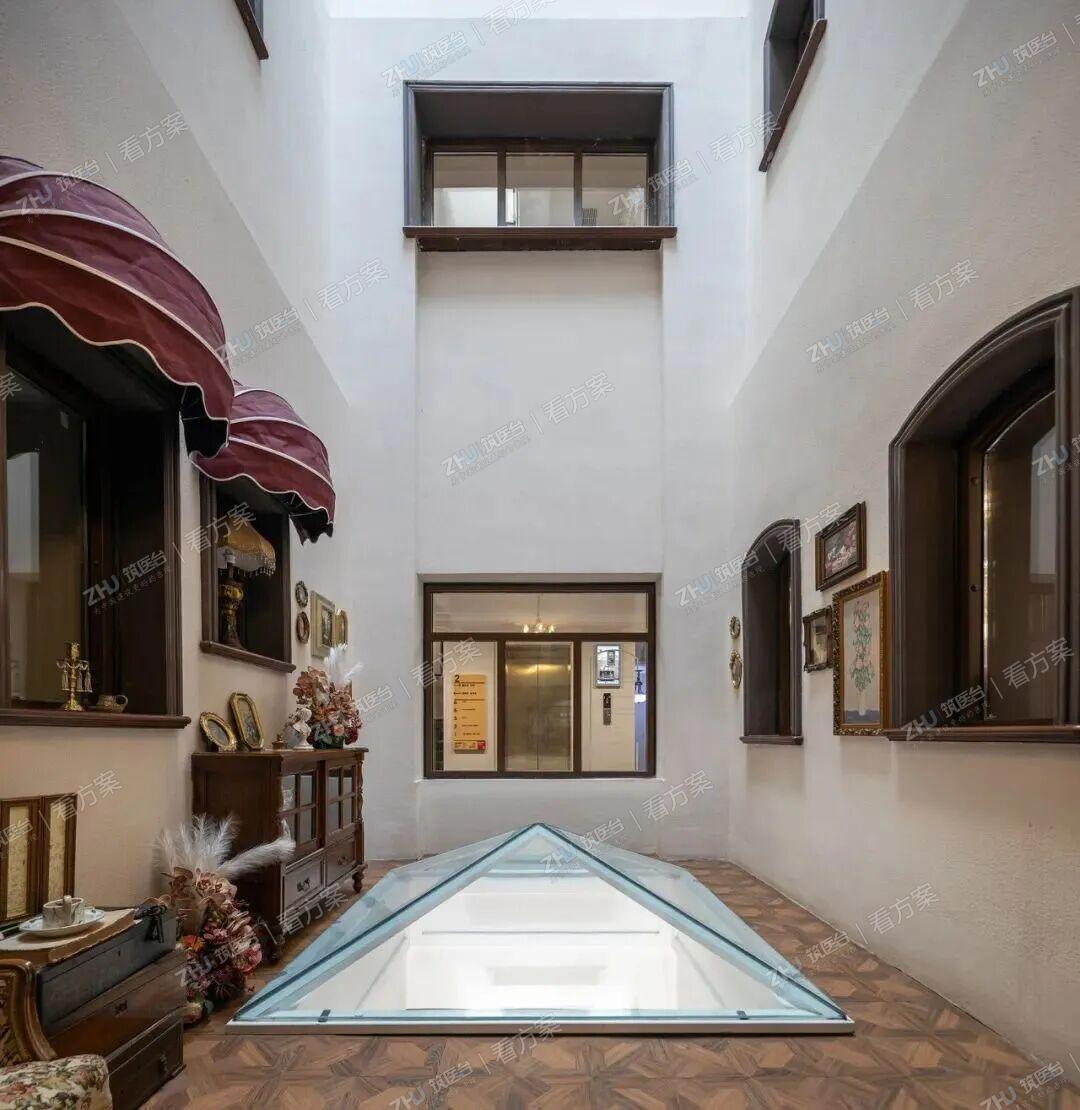 改造后采光天井