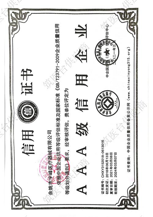 信用证书