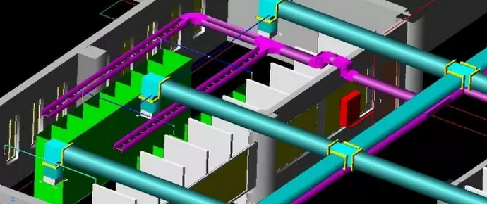 暖通设计施工必备的常识:水暖电管线综合排布的规则
