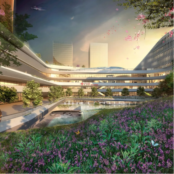 筑医台资讯—珠海横琴新区一口气新建3家医院!内藏中央瀑布…一家是三甲!