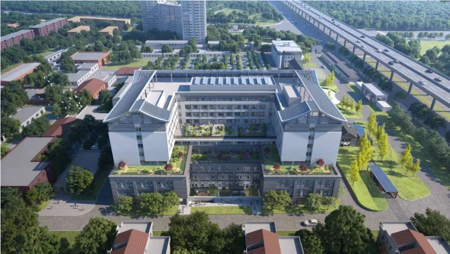首都医科大学附属北京胸科医院新建医疗综合楼主体结构完工，2025年竣工